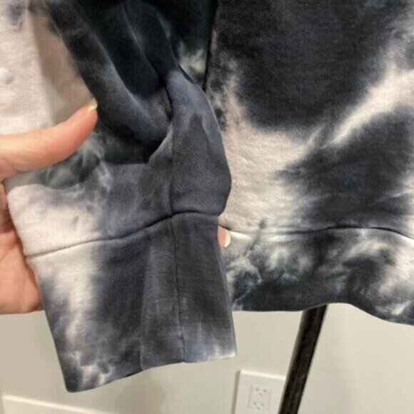 ZARA Black Tie Dye Hoodie Medium​ - Picture 8 of 11
